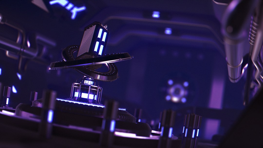 Futuristic digital interface